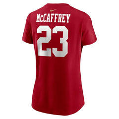 Christian McCaffrey San Francisco 49ers Women's Player Name & Number T-Shirt - Scarlet | Nike sale