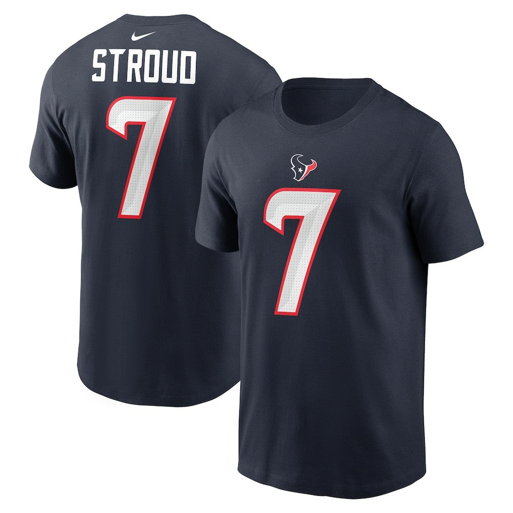 C.J. Stroud Houston Texans Player Name & Number T-Shirt - Navy | Nike sale