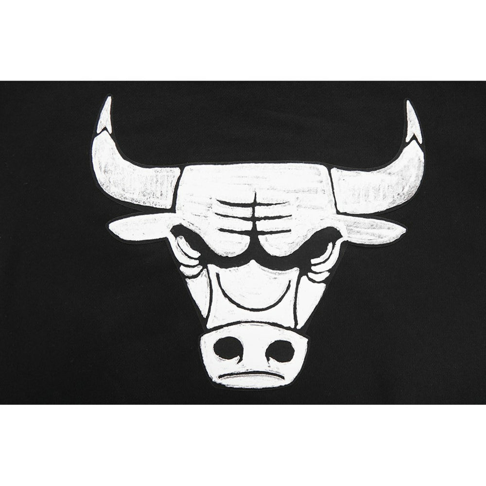 Chicago Bulls Pro Standard Women's 2023/24 City Edition Cropped Pullover Hoodie - Black cheap