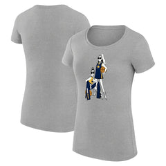 Indiana Pacers G-III 4Her by Carl Banks Women's Super-Slim Fit Lightweight Basketball Girls T-Shirt - Heather Gray outlet