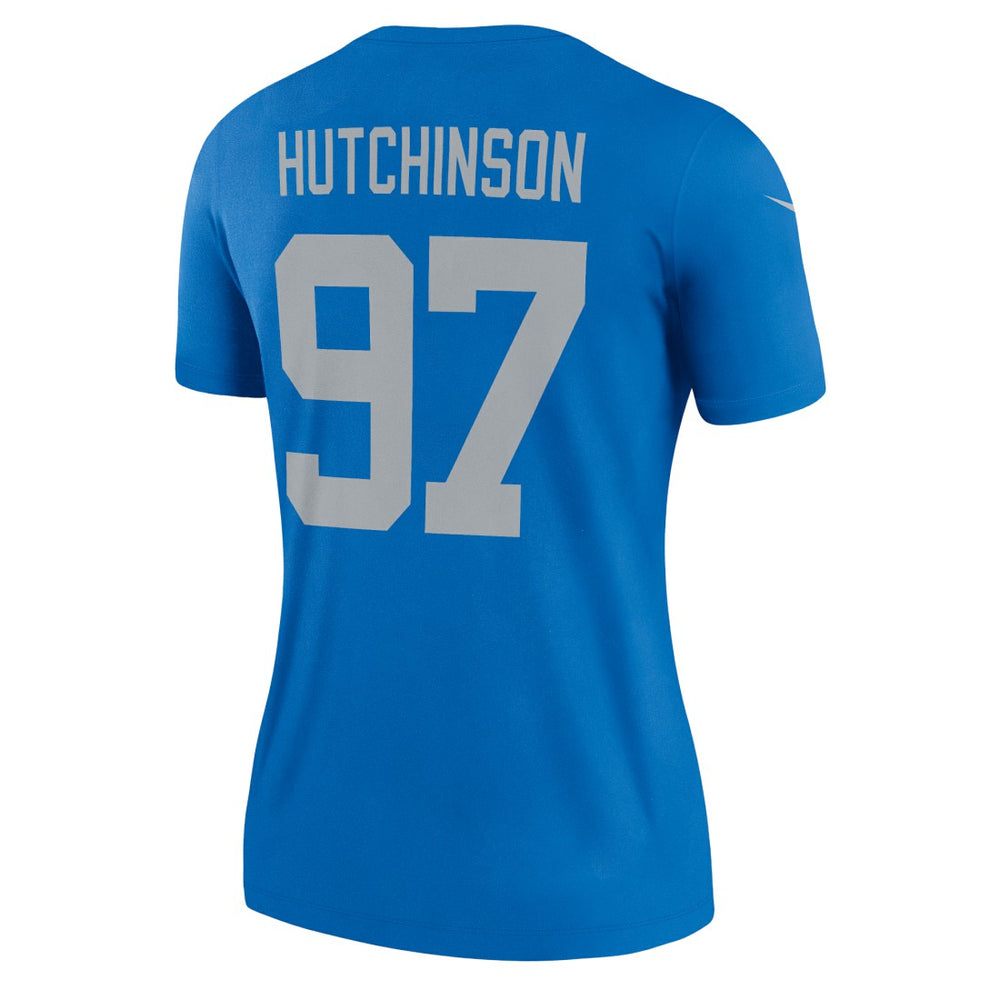 Aidan Hutchinson Detroit Lions Women's Alternate Legend Player Performance Top - Blue | Nike sale