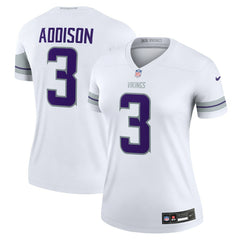 Jordan Addison Minnesota Vikings Women's Alternate Legend Player Performance Top - White | Nike for sale