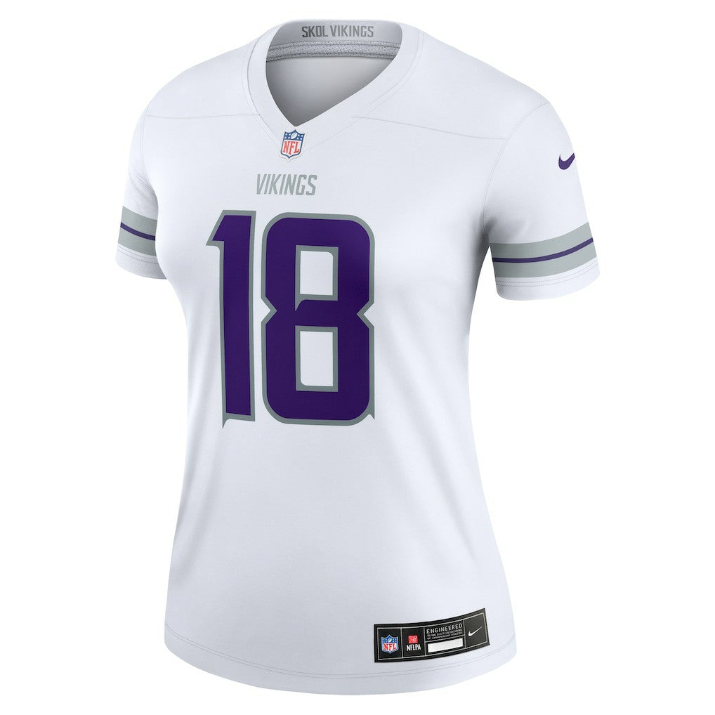 Justin Jefferson Minnesota Vikings Women's Alternate Legend Player Performance Top - White | Nike online