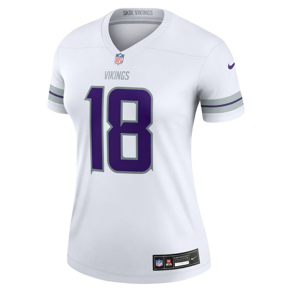Justin Jefferson Minnesota Vikings Women's Alternate Legend Player Performance Top - White | Nike online