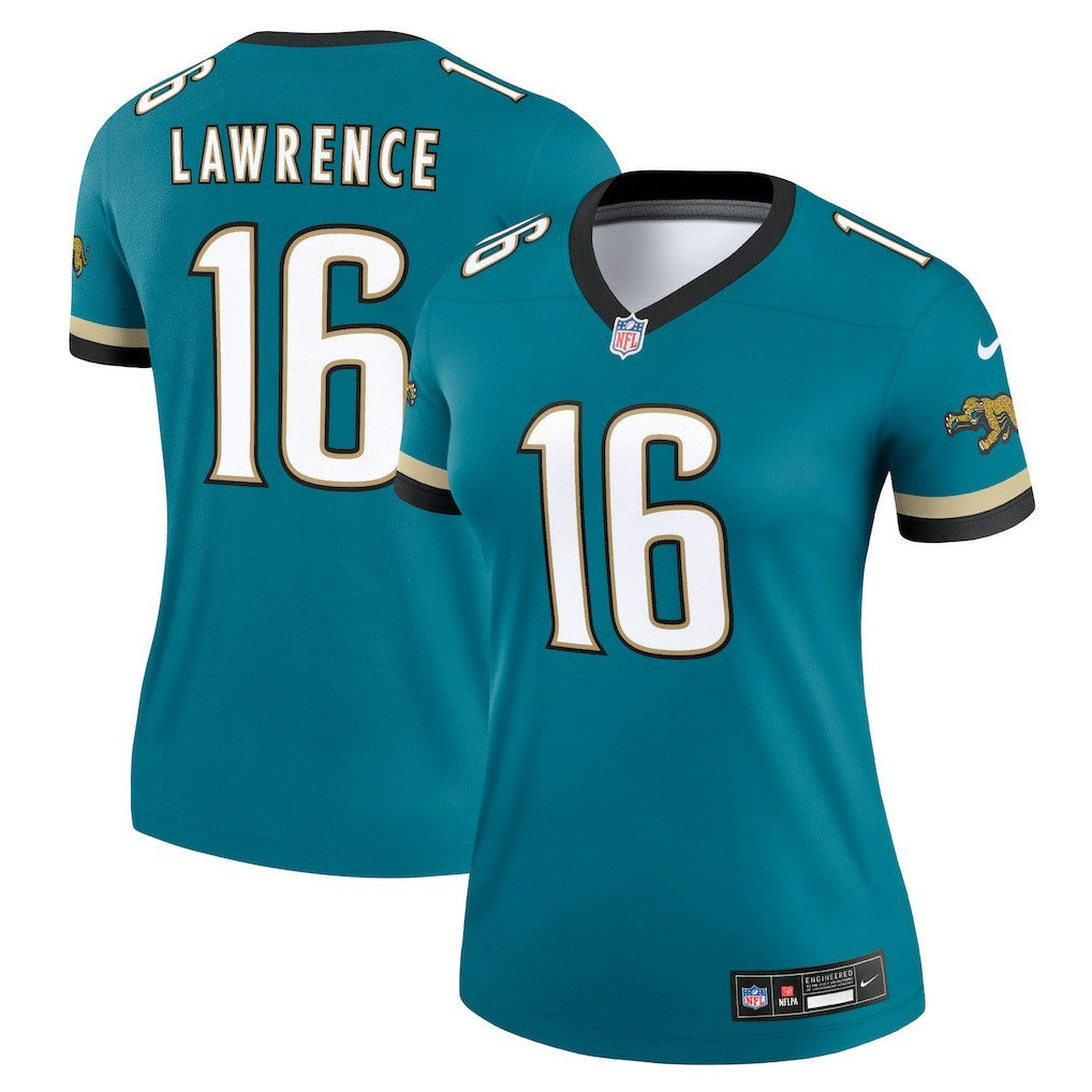 Trevor Lawrence Jacksonville Jaguars Women's Alternate Legend Player Performance Top - Prowler Throwback Teal | Nike cheap