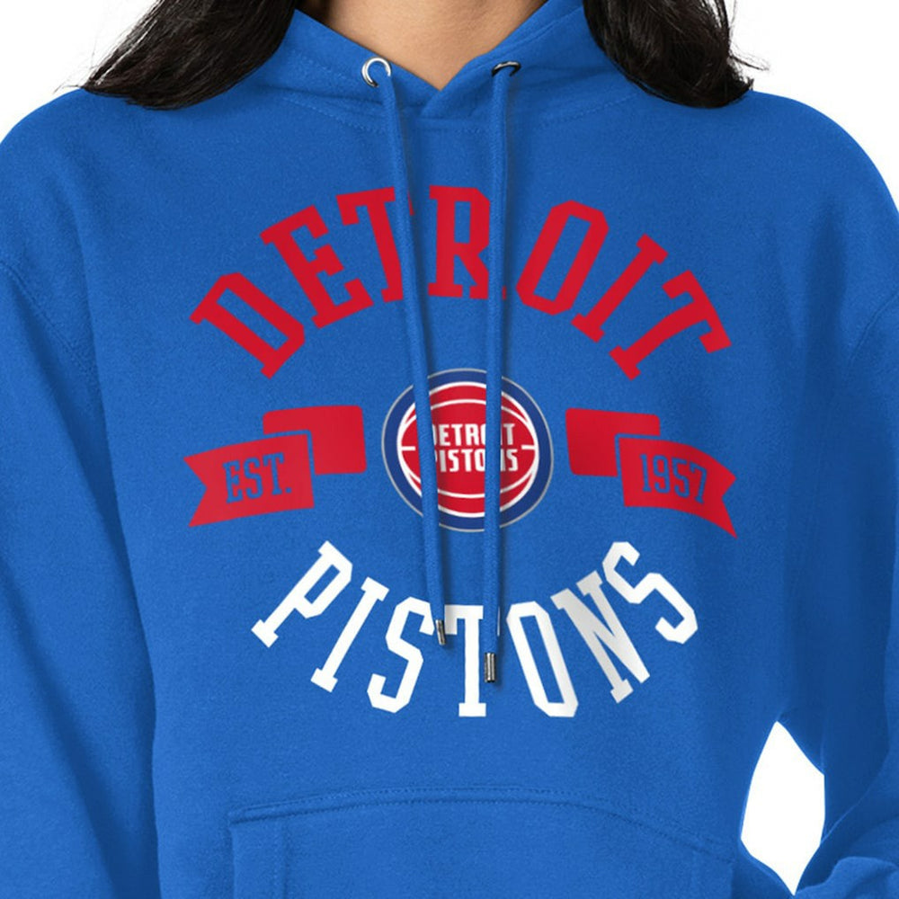 Detroit Pistons G-III 4Her by Carl Banks Women's City Pullover Hoodie sale - Blue on sale