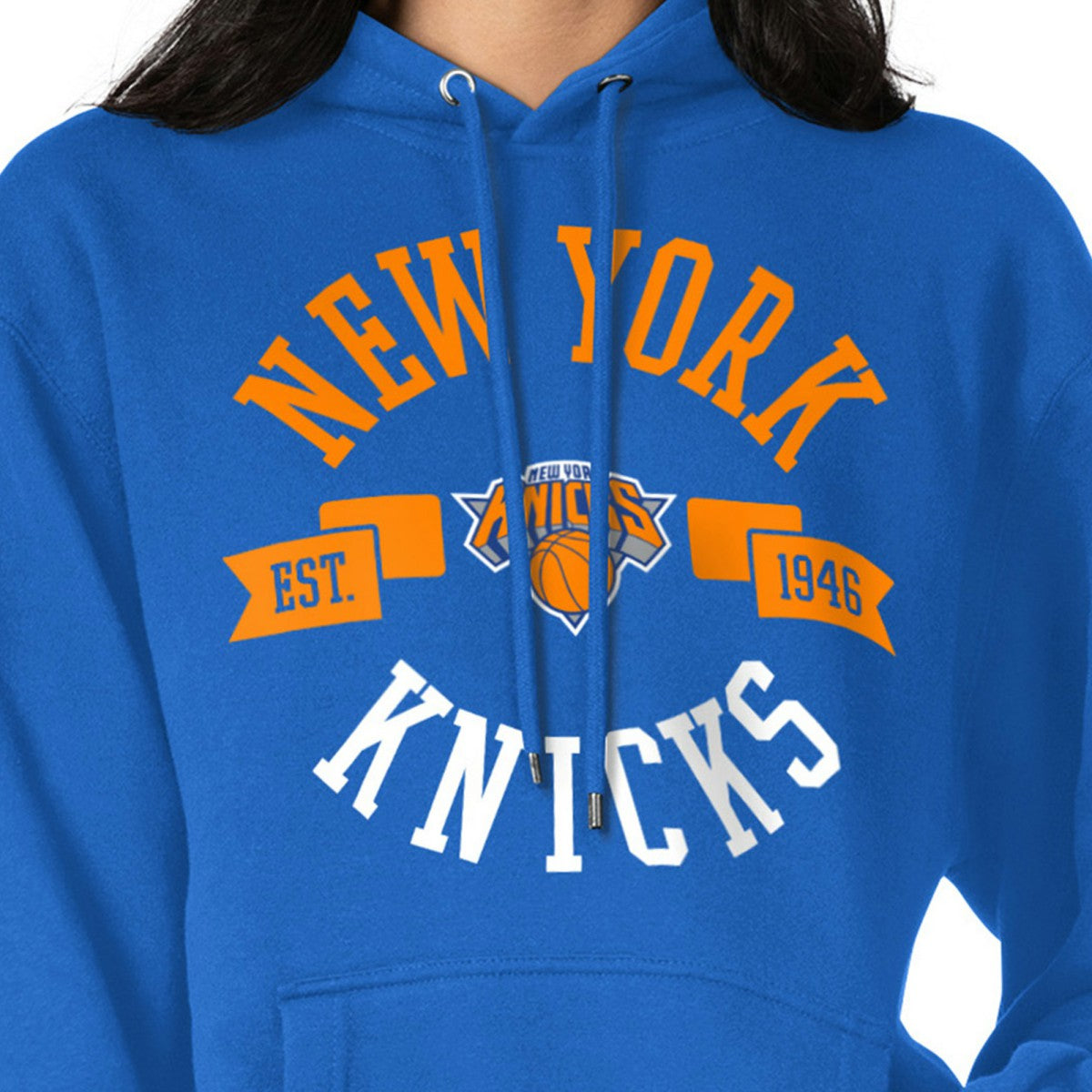 New York Knicks G-III 4Her by Carl Banks Women's City Pullover Hoodie - Blue cheap