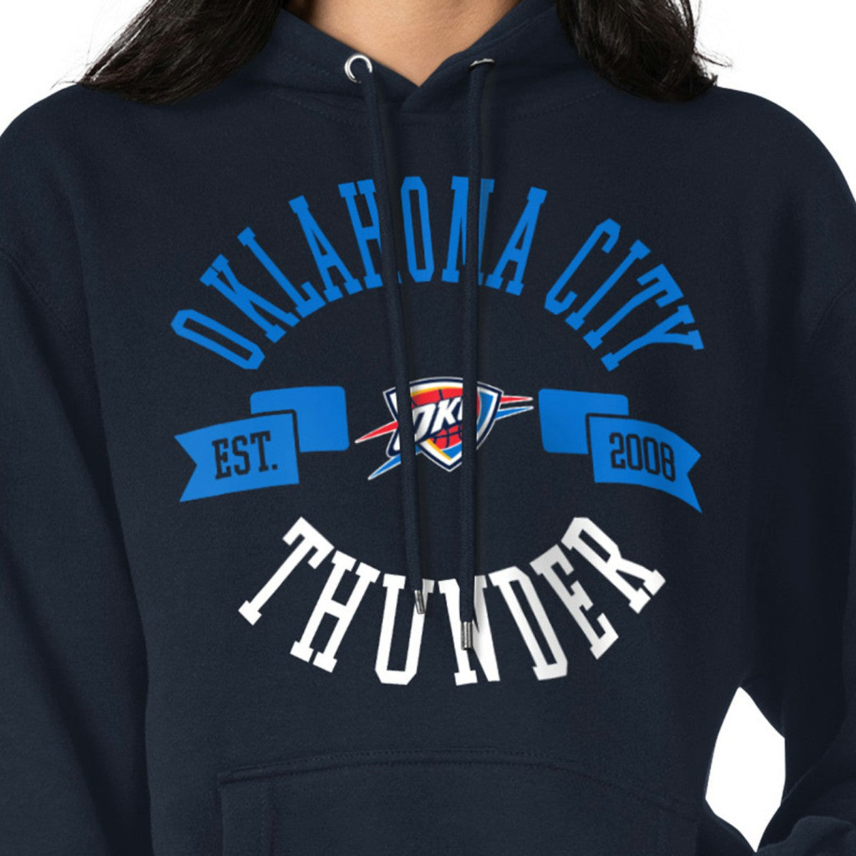 Oklahoma City Thunder G-III 4Her by Carl Banks Women's City Pullover Hoodie - Navy for sale