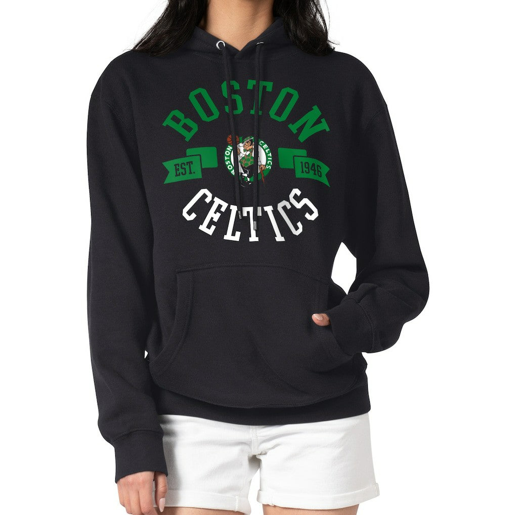 Boston Celtics G-III 4Her by Carl Banks Women's City Pullover Hoodie - Black for sale