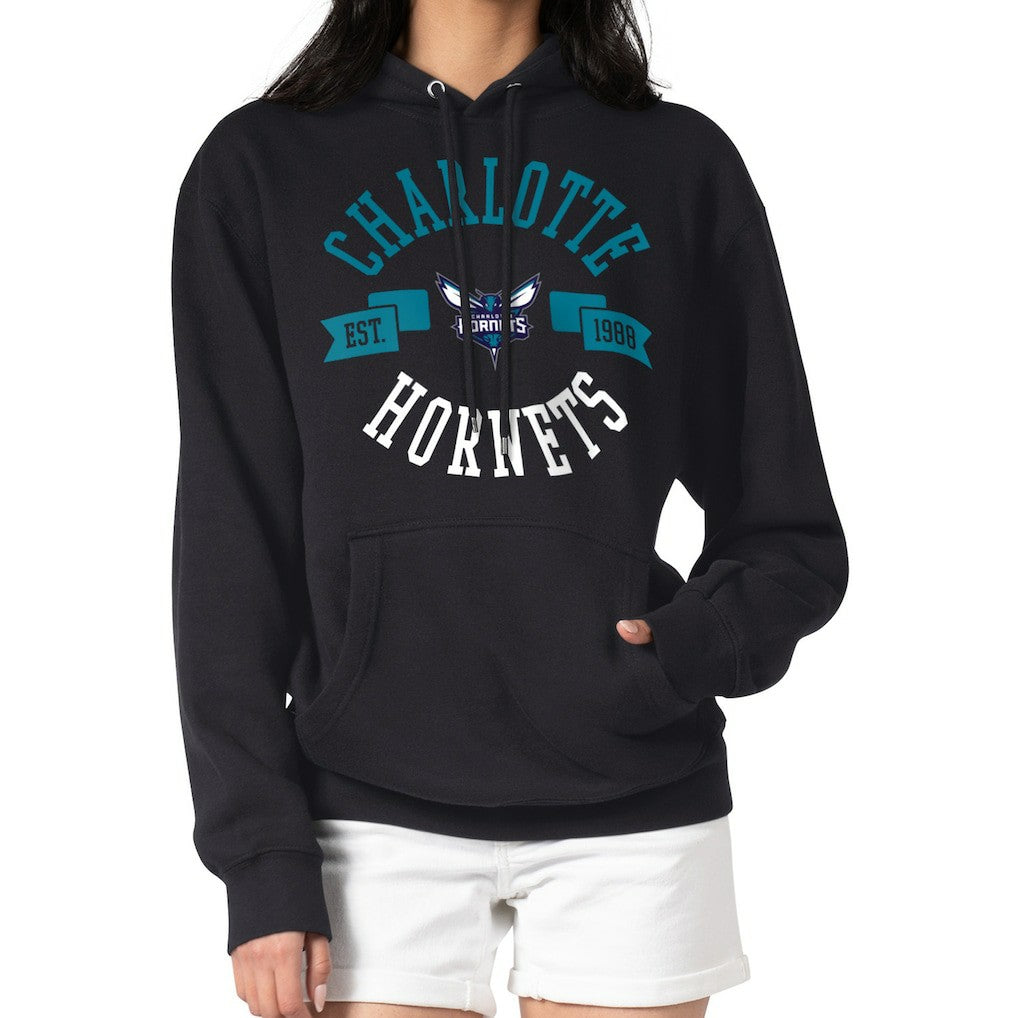 Charlotte Hornets G-III 4Her by Carl Banks Women's City Pullover Hoodie - Black for sale