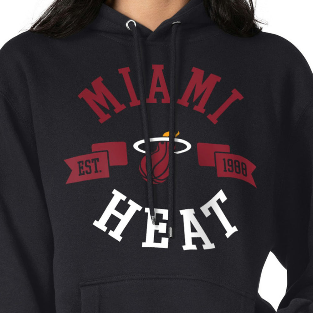 Miami Heat G-III 4Her by Carl Banks Women's City Pullover Hoodie - Black for sale