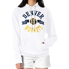 Denver Nuggets G-III 4Her by Carl Banks Women's City Pullover Hoodie sale - White sale