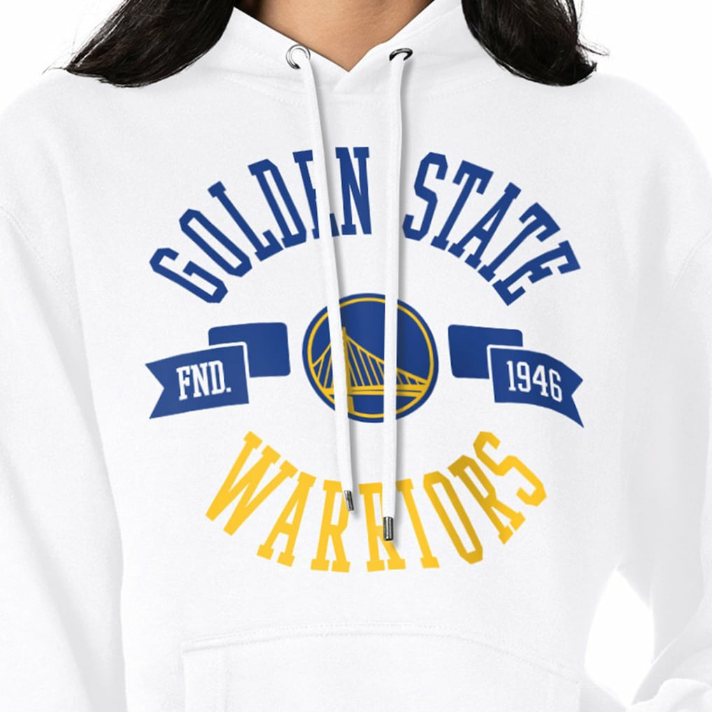 Golden State Warriors G-III 4Her by Carl Banks Women's City Pullover Hoodie sale - White on sale