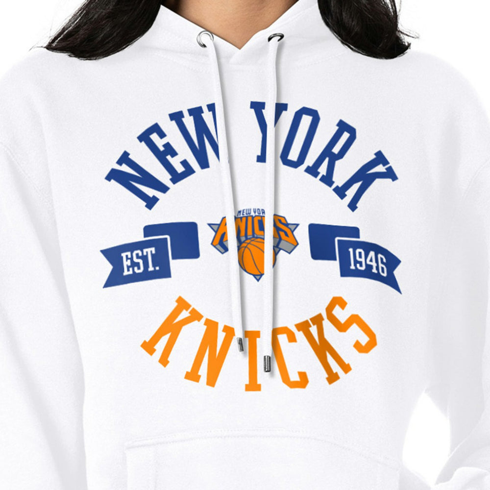 New York Knicks G-III 4Her by Carl Banks Women's City Pullover Hoodie - White shop