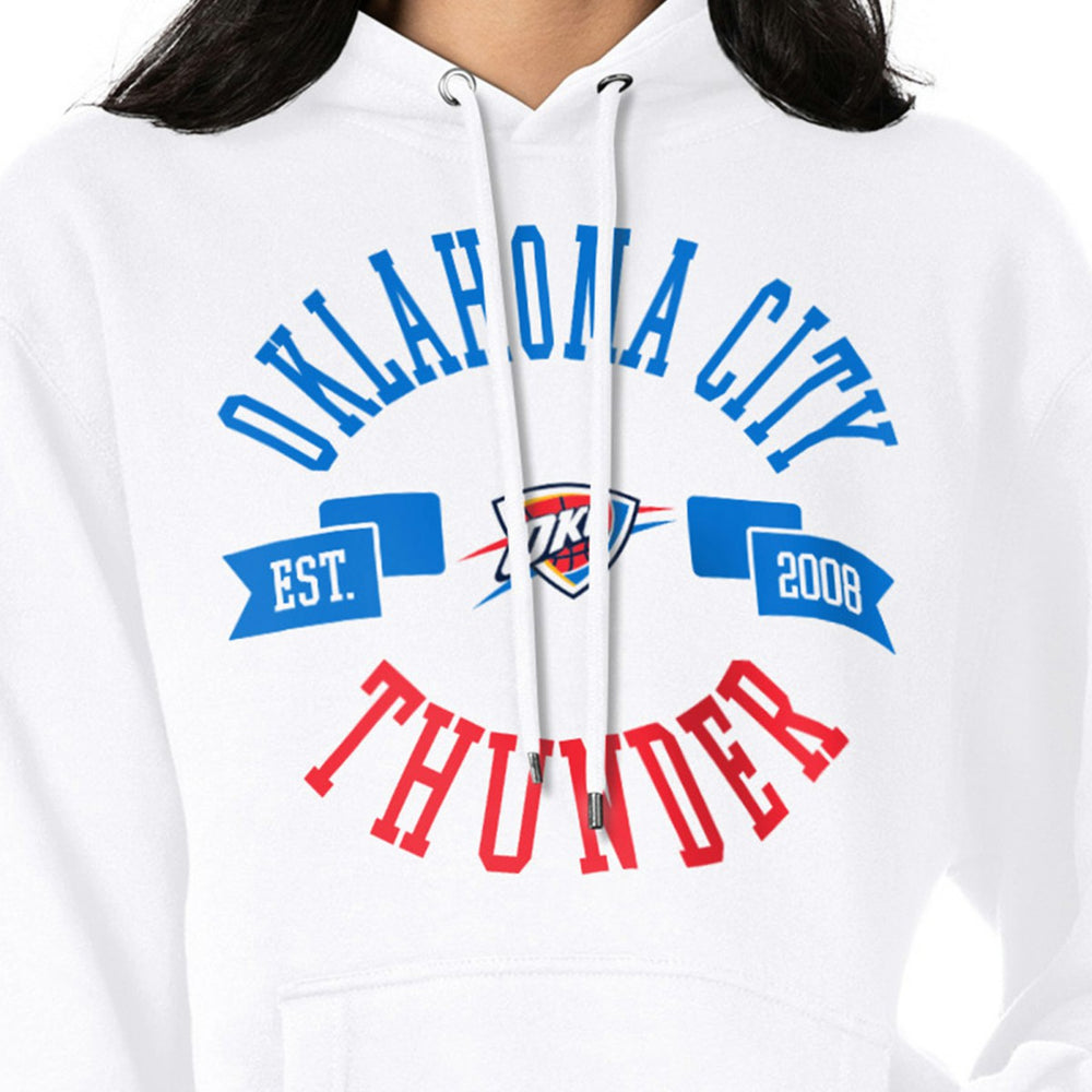 Oklahoma City Thunder G-III 4Her by Carl Banks Women's City Pullover Hoodie - White online