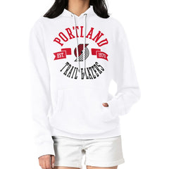 Portland Trail Blazers G-III 4Her by Carl Banks Women's City Pullover Hoodie - White cheap