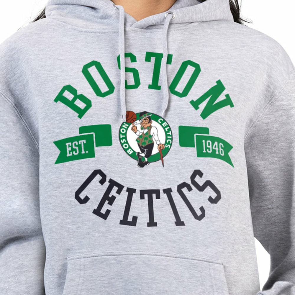 Boston Celtics G-III 4Her by Carl Banks Women's City Pullover Hoodie - Heather Gray sale