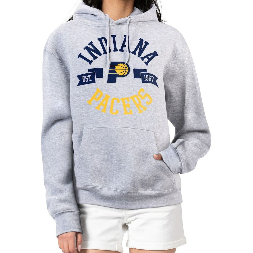 Indiana Pacers G-III 4Her by Carl Banks Women's City Pullover Hoodie - Heather Gray sale