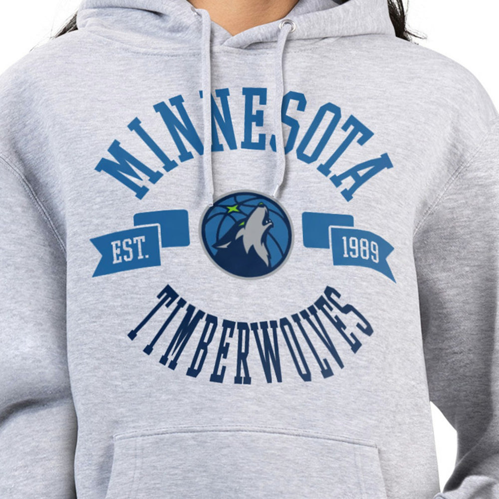Minnesota Timberwolves G-III 4Her by Carl Banks Women's City Pullover Hoodie - Heather Gray outlet
