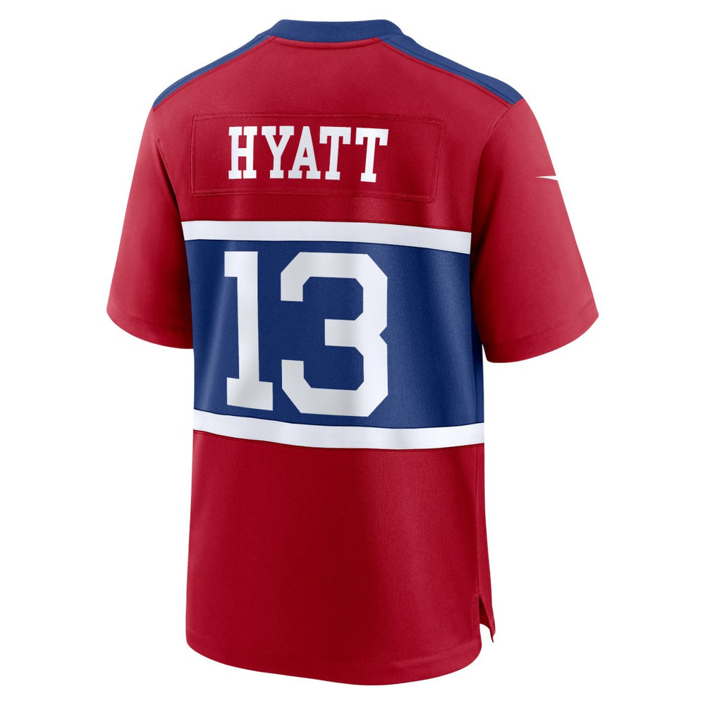 Jalin Hyatt New York Giants Alternate Player Game Jersey - Century Red | Nike sale