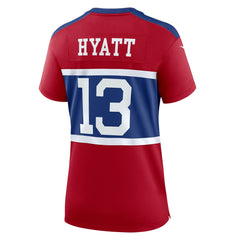 Jalin Hyatt New York Giants Women's Alternate Player Game Jersey - Century Red | Nike outlet