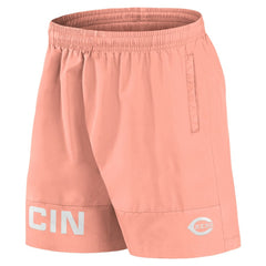 Cincinnati Reds Elements Swim Shorts - Coral