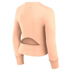 San Francisco Giants Women's Studio Fitted Long Sleeve Gym Top  - Pink