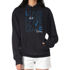 Colorado Avalanche G-III 4Her by Carl Banks Women's Hockey Love Fleece Pullover Hoodie Black