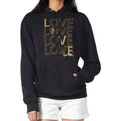 Vegas Golden Knights G-III 4Her by Carl Banks Women's Hockey Love Fleece Pullover Hoodie Black