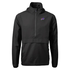 Buffalo Bills Cutter & Buck Charter Eco Recycled Anorak Half-Zip Jacket - Black discount
