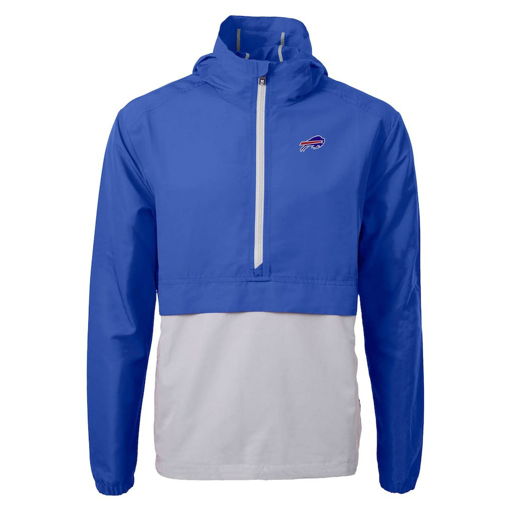 Buffalo Bills Cutter & Buck Charter Eco Recycled Anorak Half-Zip Jacket - Blue outlet