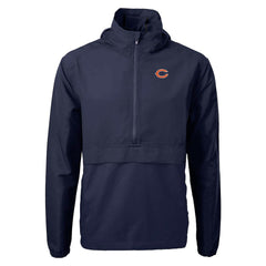 Chicago Bears Cutter & Buck Charter Eco Recycled Anorak Half-Zip Jacket - Navy sale