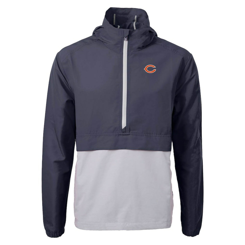 Chicago Bears Cutter & Buck Charter Eco Recycled Anorak Half-Zip Jacket - Blue on sale