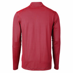 Detroit Lions Cutter & Buck Virtue Eco Pique Micro Stripe Recycled Quarter-Zip Pullover Top - Red/Navy outlet