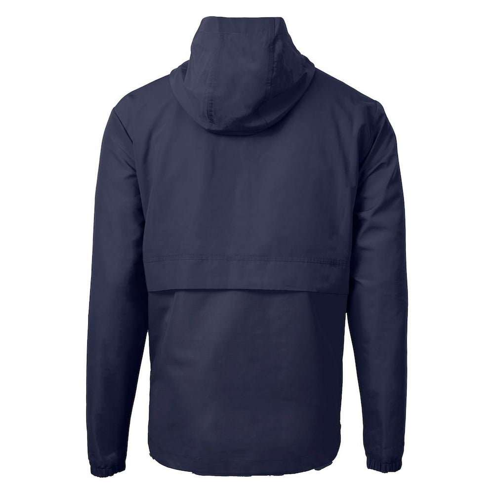 New England Patriots Cutter & Buck Charter Eco Recycled Anorak Half-Zip Jacket - Blue cheap