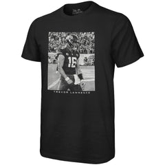 Trevor Lawrence Jacksonville Jaguars Majestic Threads Oversized Player Image T-Shirt - Black for sale