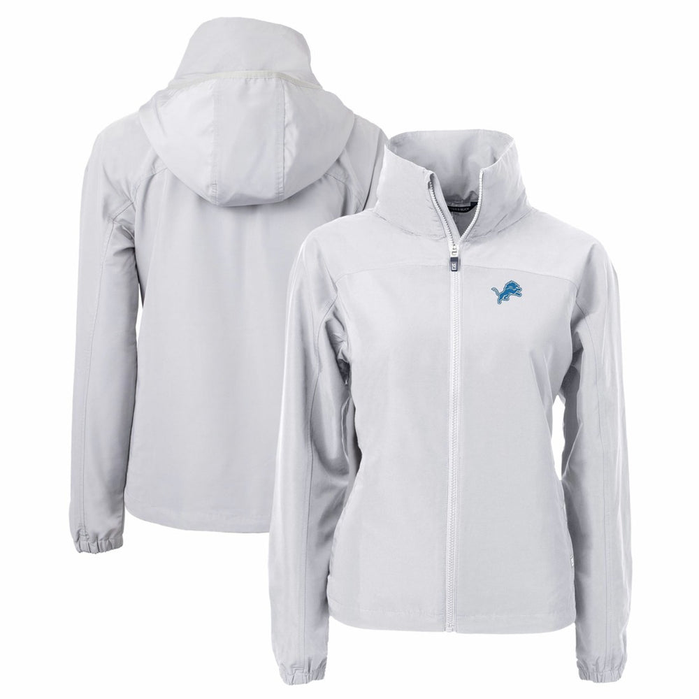 Detroit Lions Cutter & Buck Women's Charter Eco Recycled Full-Zip Jacket - Gray outlet