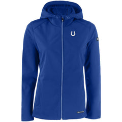 Indianapolis Colts Cutter & Buck Women's Evoke Eco Softshell Recycled Full-Zip Hooded Jacket - Royal cheap