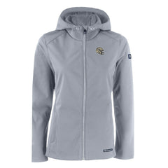 New Orleans Saints Cutter & Buck Women's Evoke Eco Softshell Recycled Full-Zip Hooded Jacket - Gray outlet