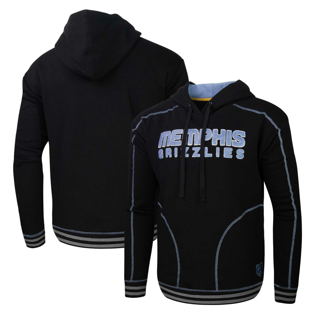 Memphis Grizzlies Stadium Essentials Baseline Pullover Hoodie - Black outlet