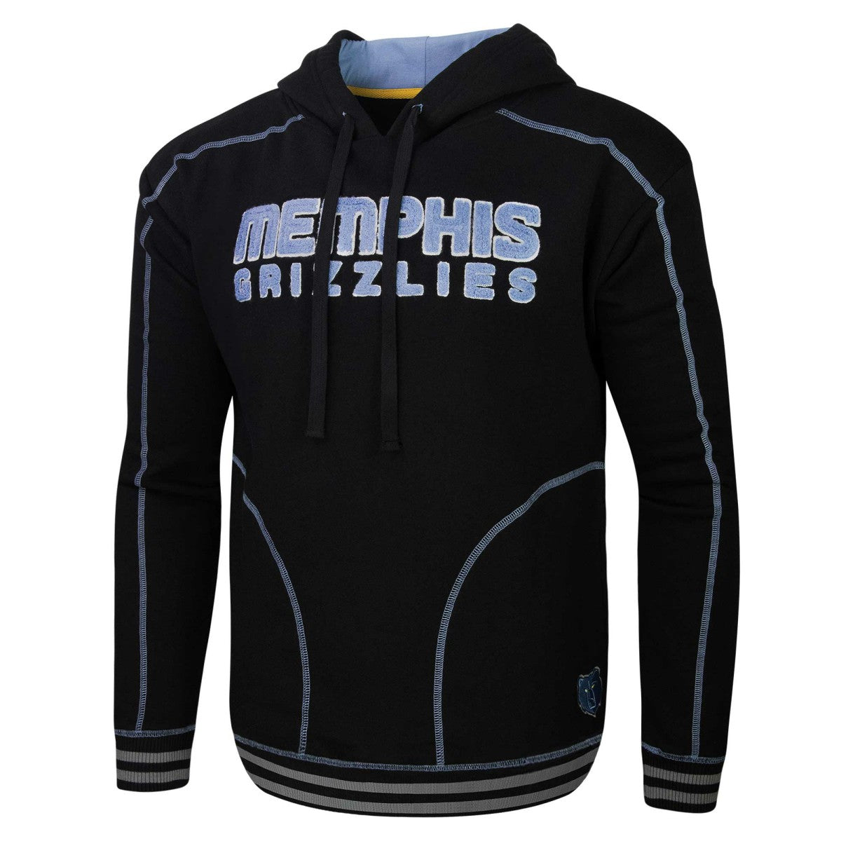 Memphis Grizzlies Stadium Essentials Baseline Pullover Hoodie - Black outlet