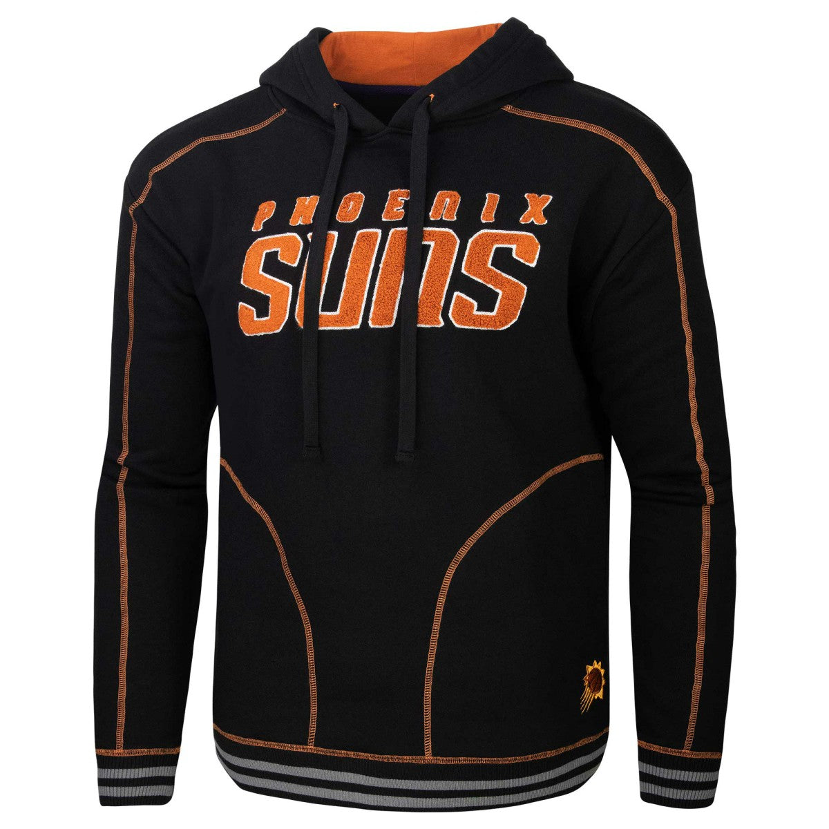 Phoenix Suns Stadium Essentials Baseline Pullover Hoodie - Black on sale