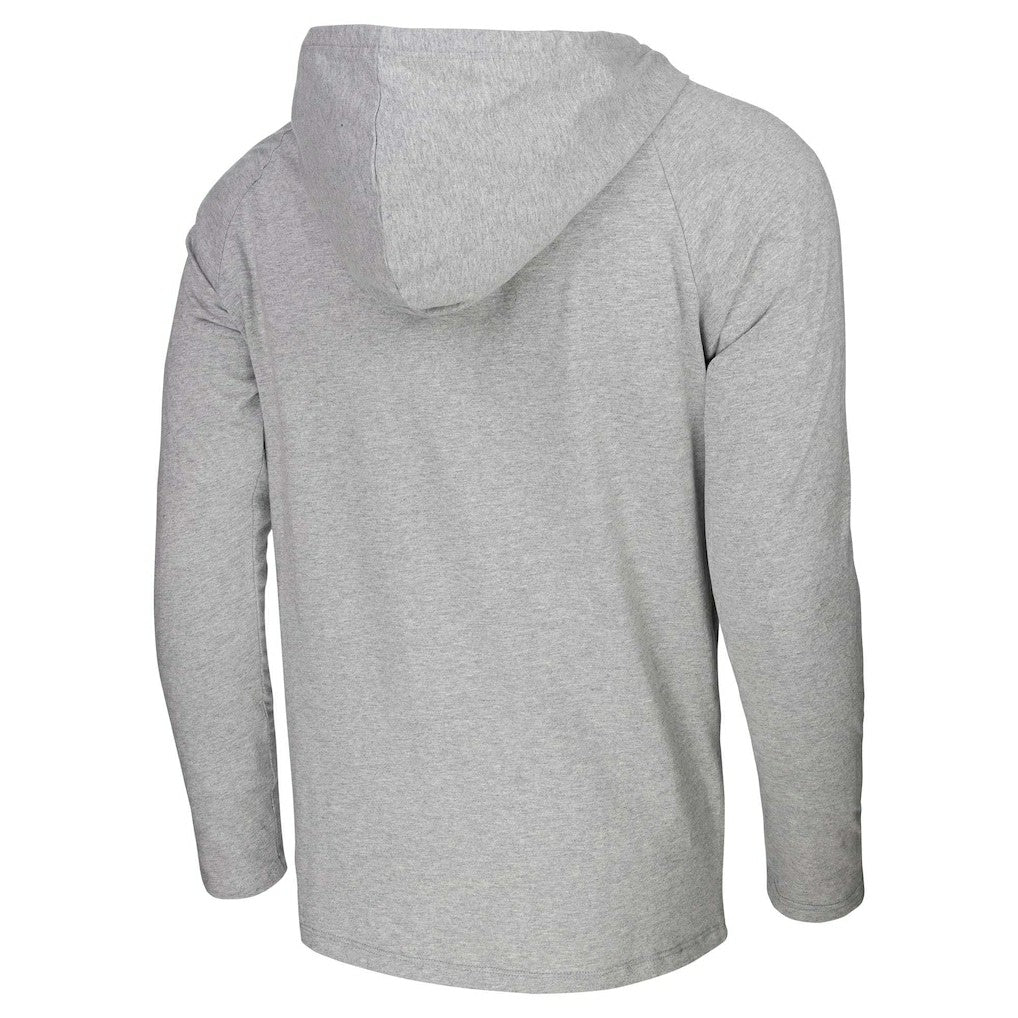 Dallas Mavericks Stadium Essentials Atrium Raglan Long Sleeve Hoodie T-Shirt sale - Heather Gray for sale