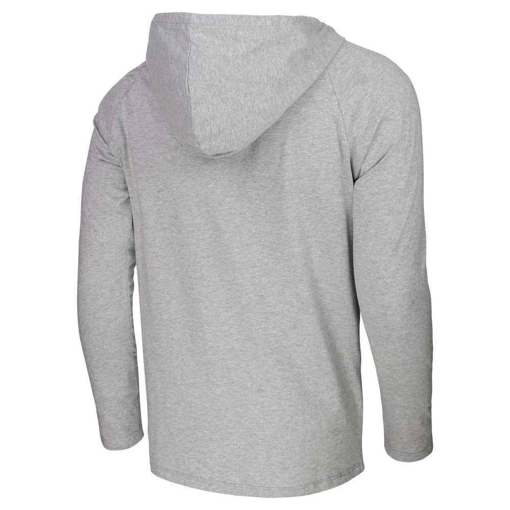 New Orleans Pelicans Stadium Essentials Atrium Raglan Long Sleeve Hoodie T-Shirt - Heather Gray outlet