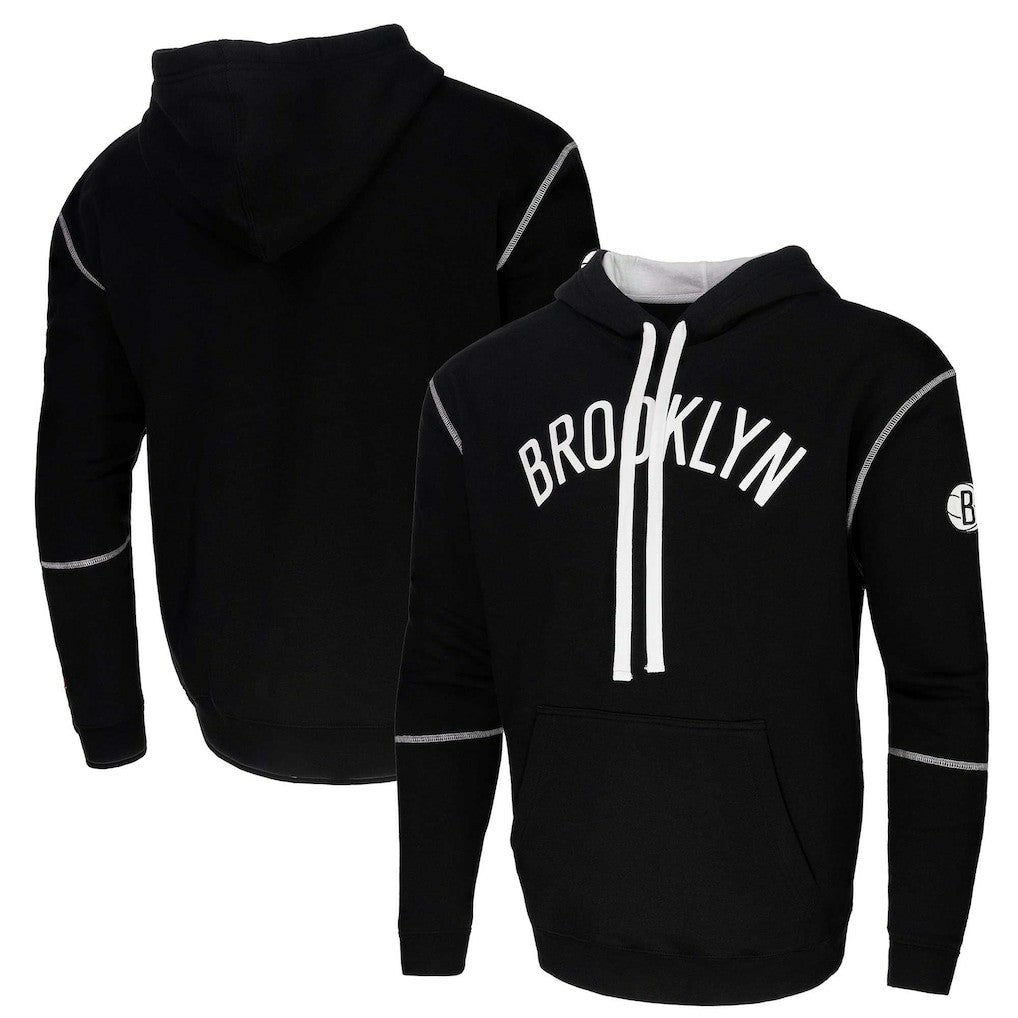 Brooklyn Nets Stadium Essentials Monument Pullover Hoodie - Black on sale