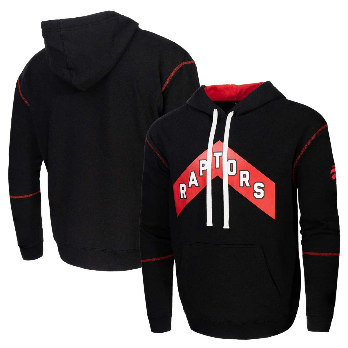 Toronto Raptors Stadium Essentials Monument Pullover Hoodie - Black on sale