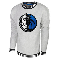 Dallas Mavericks Stadium Essentials Club Level Pullover Sweatshirt sale - Heather Gray on sale