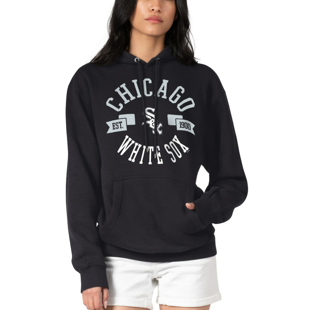 Chicago White Sox G-III 4Her by Carl Banks Women's City Graphic Pullover Hoodie - Black