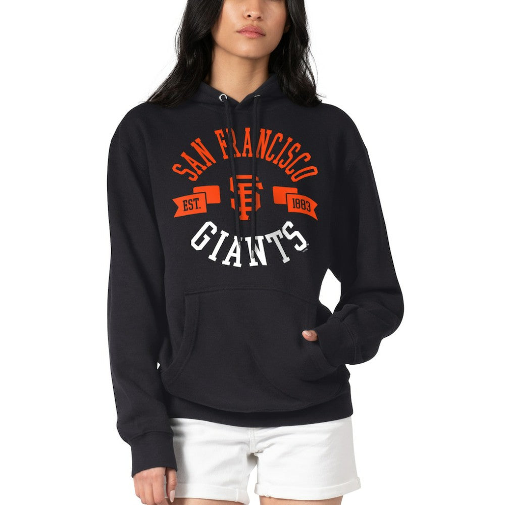 San Francisco Giants G-III 4Her by Carl Banks Women's City Graphic Pullover Hoodie - Black