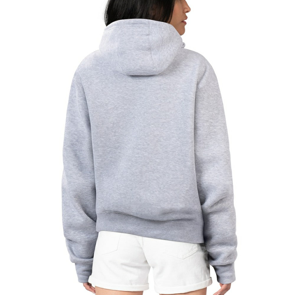 New York Yankees G-III 4Her by Carl Banks Women's City Graphic Pullover Hoodie - Heather Gray